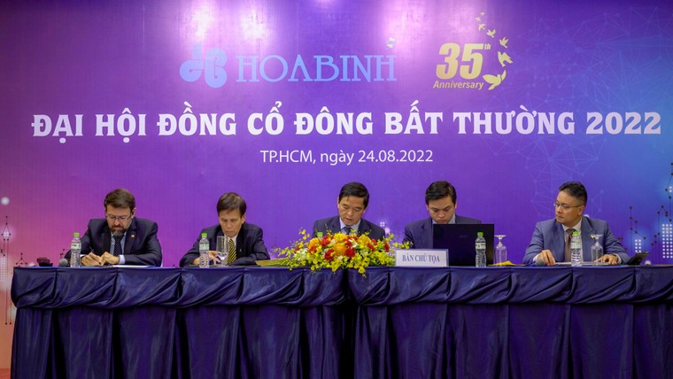 Đại hội đồng cổ đông HBC bất thường 2022: Cổ đông đồng thuận 100% các nội dung tờ trình ảnh 1