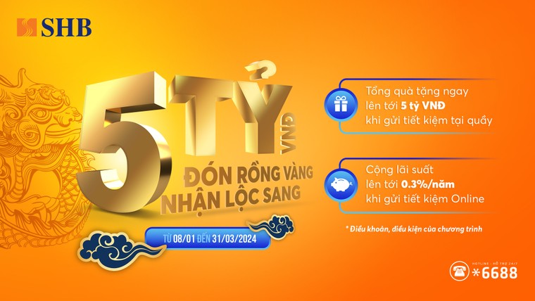 SHB dành hàng nghìn tỷ đồng ưu đãi khách hàng cá nhân dịp Tết ảnh 1