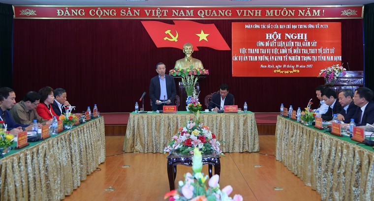 Ban Chỉ đạo Trung ương về phòng, chống tham nhũng: Công bố Kết luận kiểm tra, giám sát tại Nam Định, Thái Bình ảnh 1