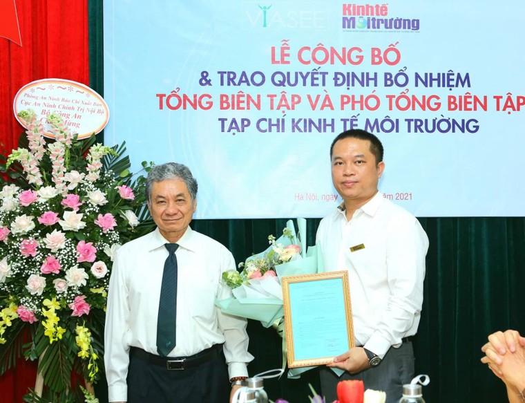 Tạp chí Kinh tế Môi trường có Tổng Biên tập và Phó Tổng Biên tập mới ảnh 1