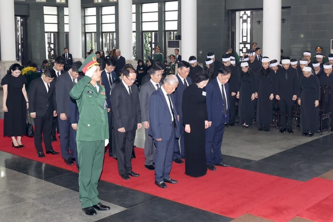 TRỰC TIẾP: Lễ truy điệu và an táng Tổng Bí thư Nguyễn Phú Trọng ảnh 50