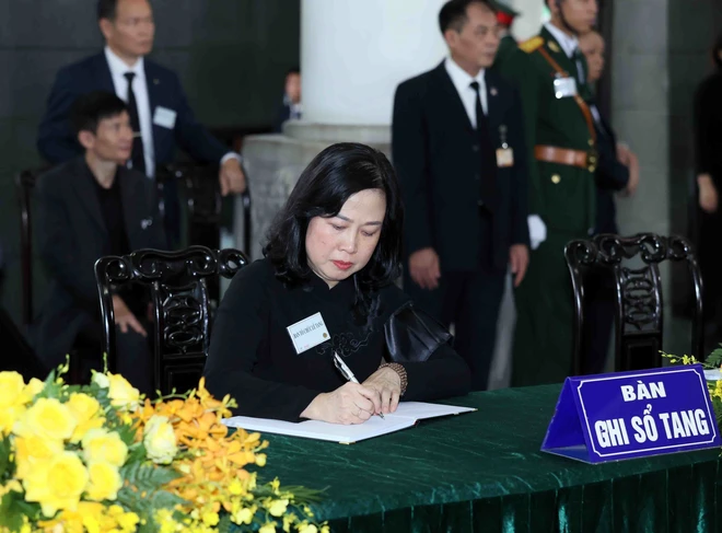 TRỰC TIẾP: Lễ truy điệu và an táng Tổng Bí thư Nguyễn Phú Trọng ảnh 52