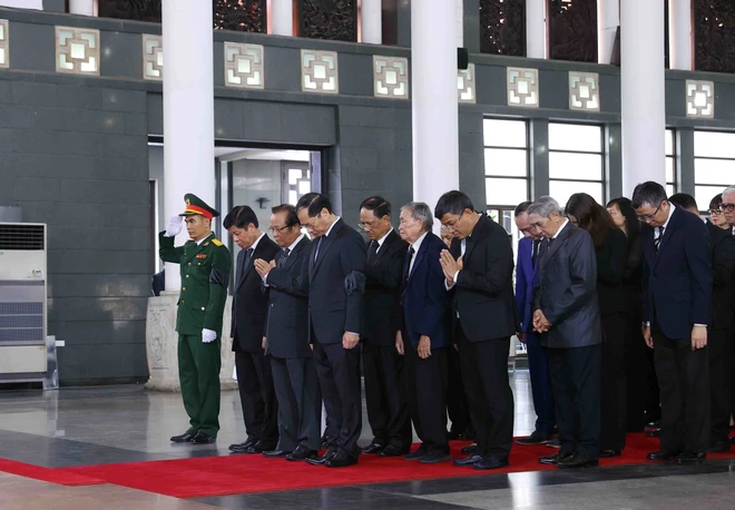 TRỰC TIẾP: Lễ truy điệu và an táng Tổng Bí thư Nguyễn Phú Trọng ảnh 47