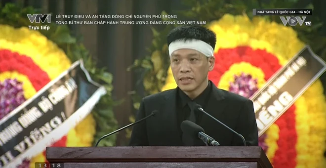 TRỰC TIẾP: Lễ truy điệu và an táng Tổng Bí thư Nguyễn Phú Trọng ảnh 152