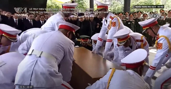 TRỰC TIẾP: Lễ truy điệu và an táng Tổng Bí thư Nguyễn Phú Trọng ảnh 170