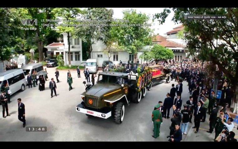 TRỰC TIẾP: Lễ truy điệu và an táng Tổng Bí thư Nguyễn Phú Trọng ảnh 160