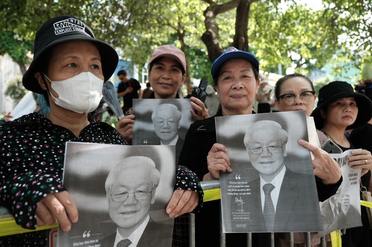 TRỰC TIẾP: Lễ truy điệu và an táng Tổng Bí thư Nguyễn Phú Trọng ảnh 162