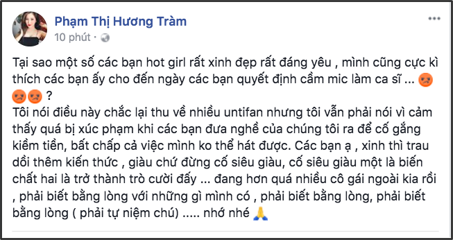 Bị cho là 'đá xéo' Chi Pu, Hương Tràm lên tiếng ảnh 2