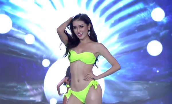 Huyền My lộng lẫy trong đêm bán kết Miss Grand 2017 ảnh 5