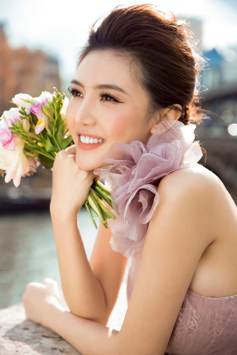 Ngọc Duyên khoe ảnh cưới lãng mạn ở Paris ảnh 6