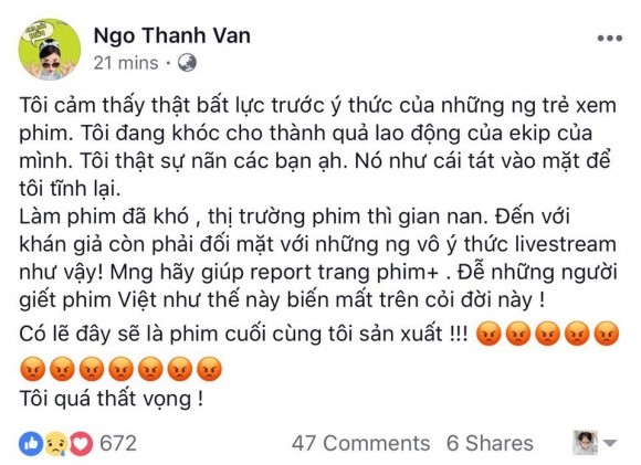 Ngô Thanh Vân muốn dừng sản xuát phim ảnh 2