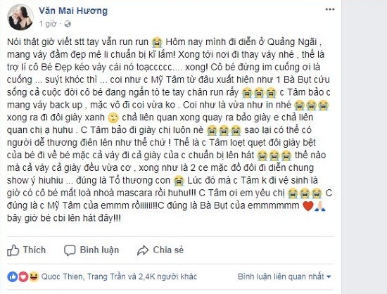 Mỹ Tâm 'cứu nguy' Văn Mai Hương ảnh 2