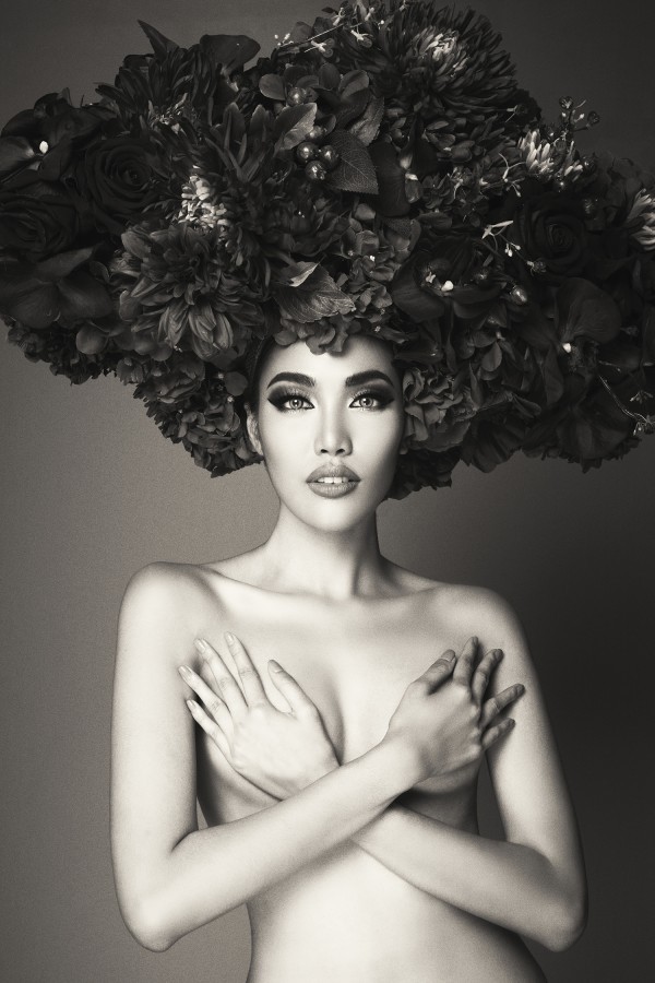 Loạt mỹ nhân bán nude trong bộ ảnh The Muse của Đỗ Mạnh Cường ảnh 1