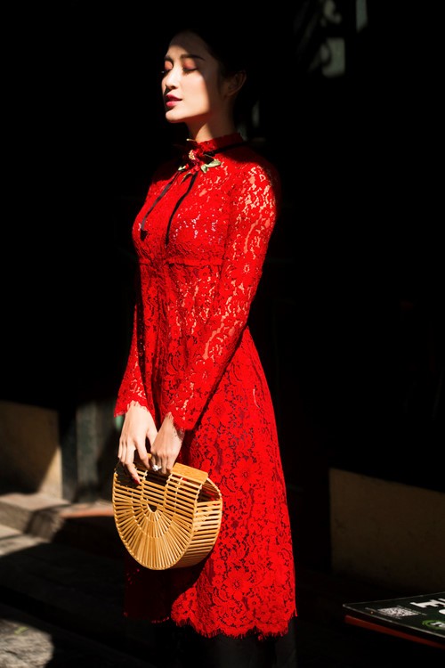 Ra mắt bộ sưu tập áo dài cách tân do Á hậu Huyền My thiết kế ảnh 8