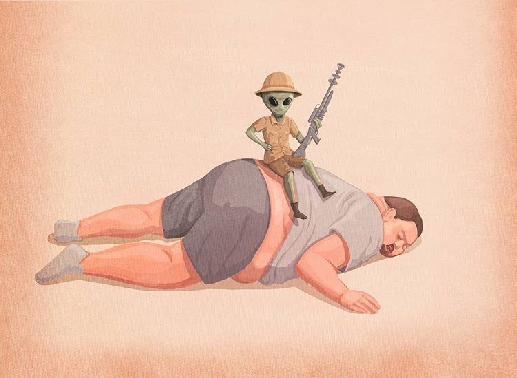 Tranh biếm họa về con người khiến chúng ta phải suy ngẫm ảnh 14