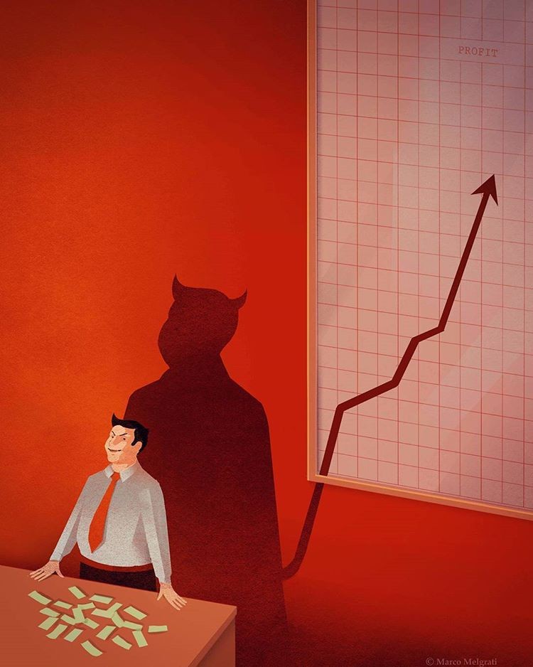 Tranh biếm họa về con người khiến chúng ta phải suy ngẫm ảnh 17