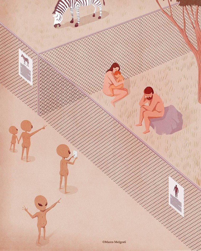 Tranh biếm họa về con người khiến chúng ta phải suy ngẫm ảnh 18