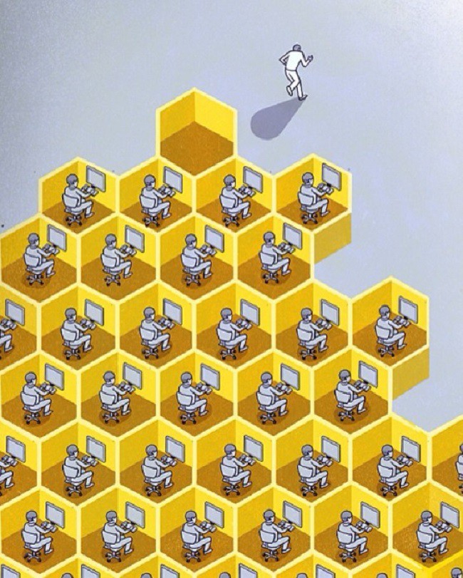 Tranh biếm họa về con người khiến chúng ta phải suy ngẫm ảnh 2