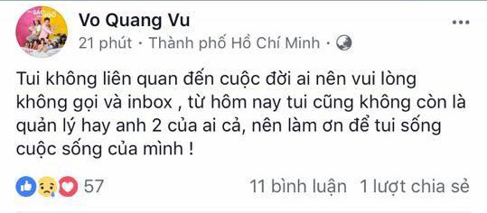  Quản lý của Trường Giang phát ngôn sốc sau màn cầu hôn của danh hài ảnh 1