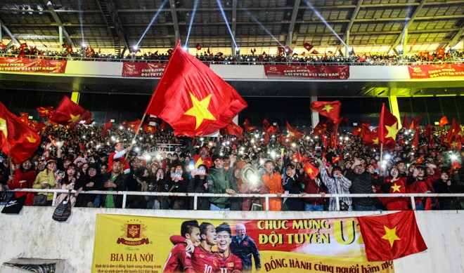  Những hình ảnh ấn tượng trong đêm vinh danh đội tuyển U23 Việt Nam ảnh 5