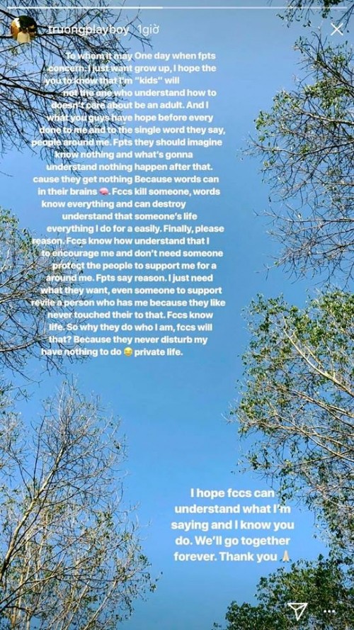 Xuân Trường viết ‘tâm thư’ trên Instagram sau lùm xùm của bạn gái ảnh 1