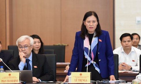 Bộ trưởng Bộ Tư pháp Lê Thành Long trả lời chất vấn ảnh 1