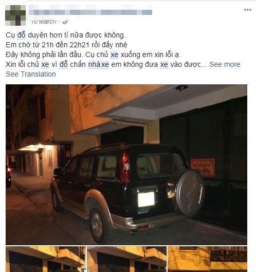 Cười ra nước mắt: trèo qua xe ô tô đỗ chình ình trước cửa để vào nhà ảnh 1