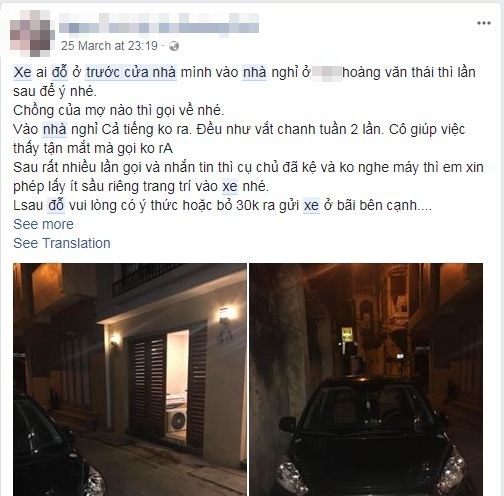 Cười ra nước mắt: trèo qua xe ô tô đỗ chình ình trước cửa để vào nhà ảnh 3