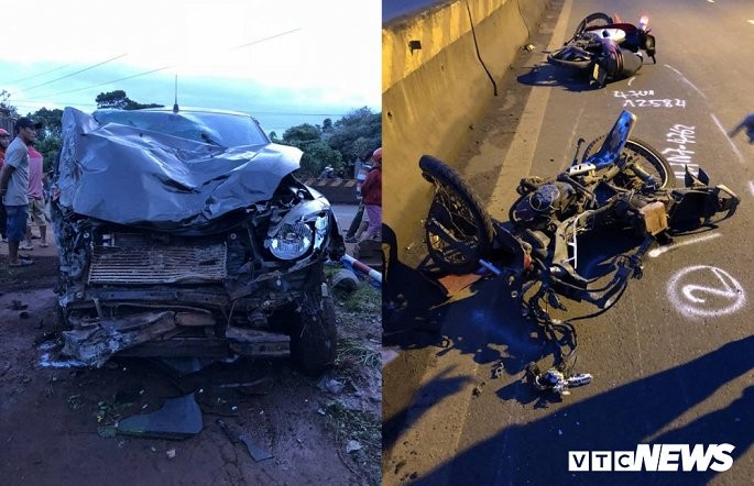 Gây tai nạn liên hoàn làm 2 người chết, tài xế ô tô bỏ trốn khỏi hiện trường ảnh 1