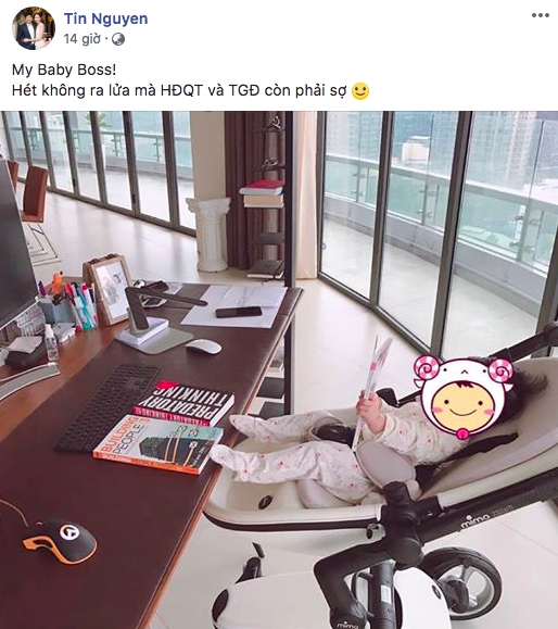 'Boss lớn' khiến chồng đại gia của Thu Thảo sợ xanh mặt chỉ mới 5 tháng tuổi ảnh 1