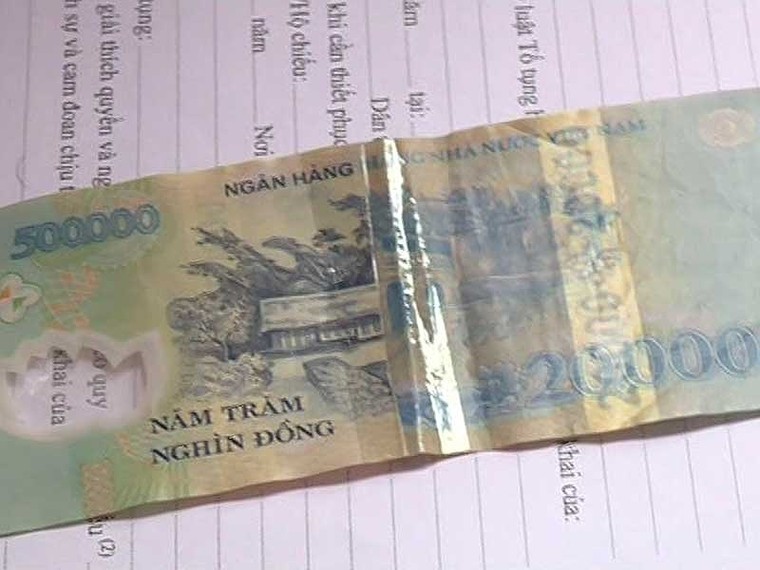 Cảnh giác chiêu biến tờ 20.000 đồng thành 500.000 đồng ảnh 1