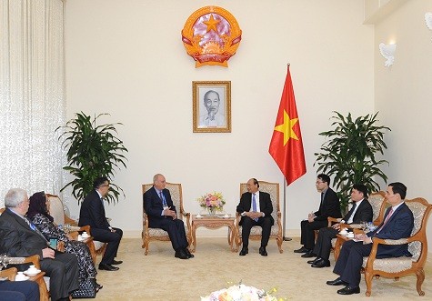 Thủ tướng tiếp đoàn các hãng thông tấn châu Á-Thái Bình Dương ảnh 1