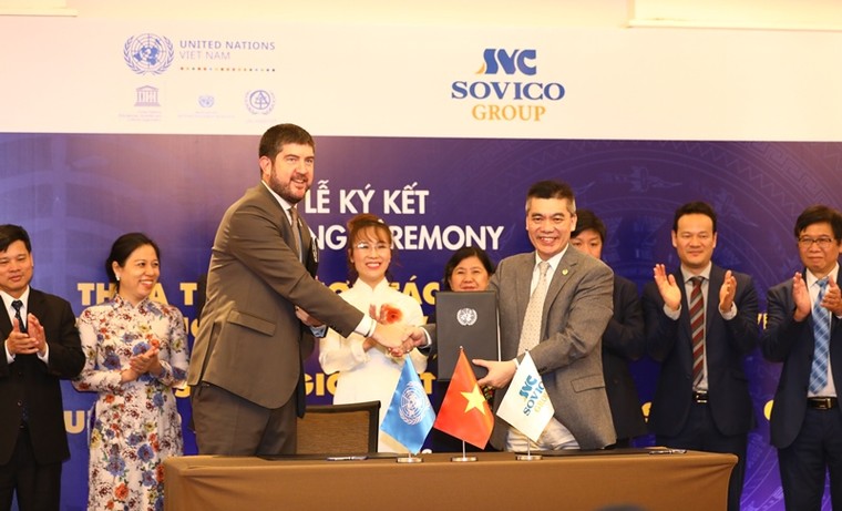 Tập đoàn Sovico và Liên hợp quốc ký kết hợp tác chiến lược ảnh 1