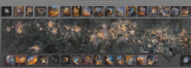 Bức ảnh chụp dải Ngân Hà tốn 12 năm thực hiện, 1250 giờ phơi sáng ảnh 1