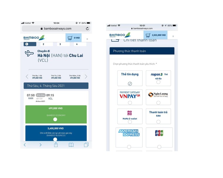 Giảm ngay 500.000 đồng khi thanh toán vé bay Bamboo Airways bằng thẻ quốc tế SHB ảnh 1