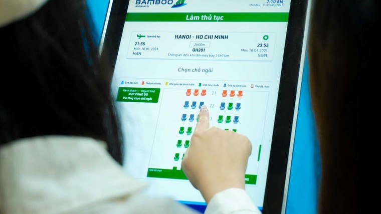Bamboo Airways nâng cấp nhiều tính năng chưa từng có trong hệ thống kiosk check-in tại các sân bay ảnh 1