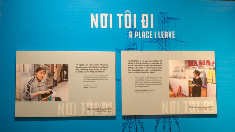Triển lãm 'Nơi tôi đến' - Hành trình của những người phụ nữ lao động di cư ảnh 2
