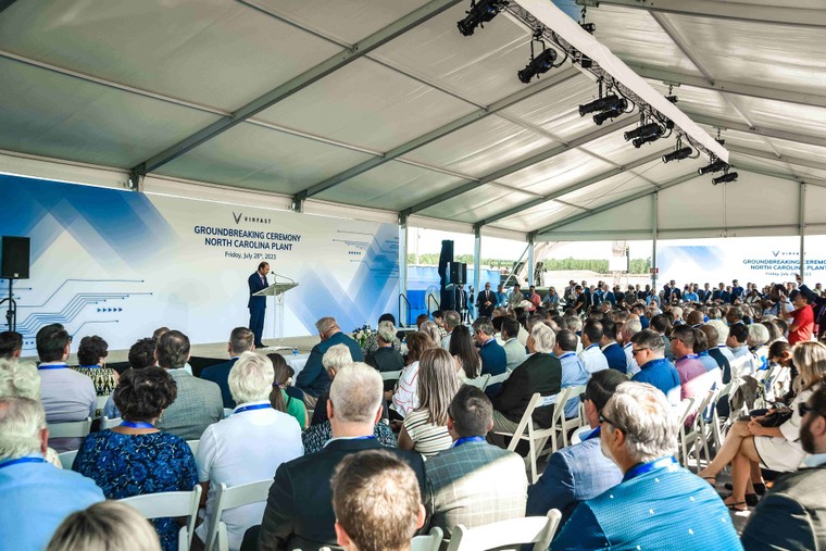 VinFast khởi công xây nhà máy sản xuất xe điện tại Bắc Carolina ảnh 2