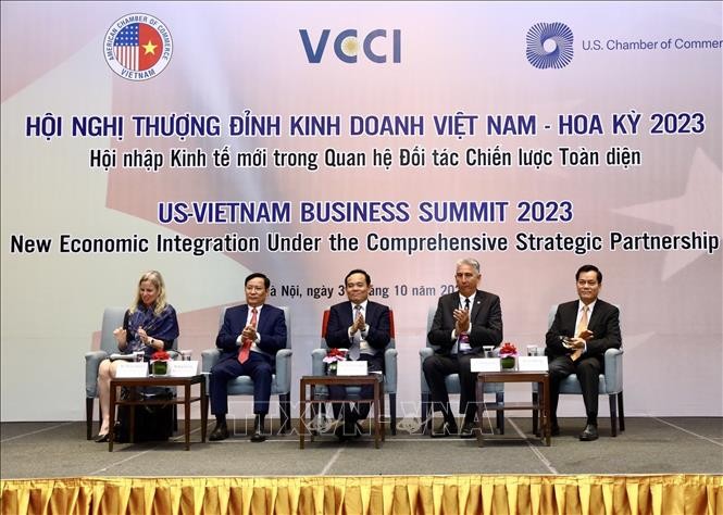 Phó Thủ tướng Trần Lưu Quang dự Hội nghị Thượng đỉnh kinh doanh Việt Nam - Hoa Kỳ 2023 ảnh 4