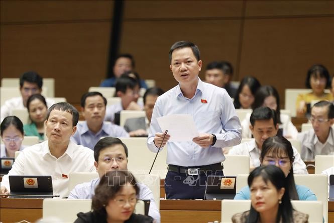 Quốc hội tiếp tục chất vấn nhóm lĩnh vực văn hoá - xã hội ảnh 11