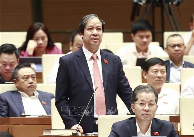 Quốc hội tiếp tục chất vấn nhóm lĩnh vực văn hoá - xã hội ảnh 9