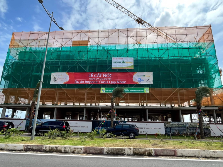 Cất nóc những căn nhà đầu tiên dự án Imperial Oasis Quy Nhơn ảnh 3