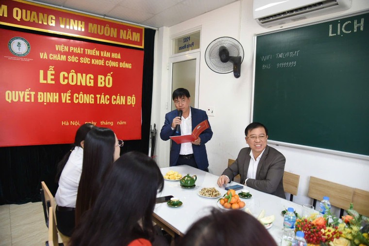 Viện Phát triển văn hóa và chăm sóc sức khỏe cộng đồng "kết nạp" thêm nhiều nhân sự mới ảnh 1