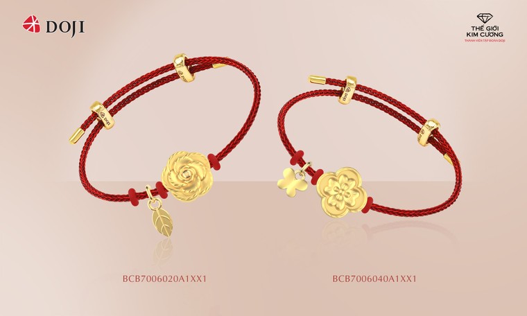 DOJI ra mắt BST vòng charm vàng 24K mừng Ngày của Mẹ ảnh 1