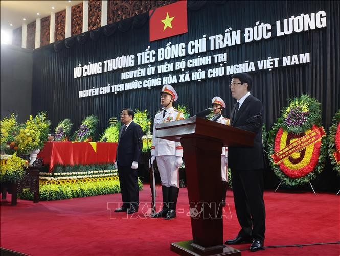 Lễ truy điệu nguyên Chủ tịch nước Trần Đức Lương tại Hà Nội ảnh 3