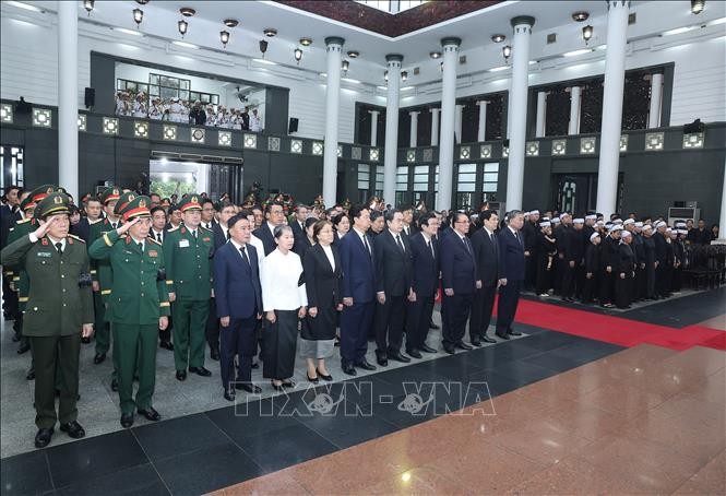 Lễ truy điệu nguyên Chủ tịch nước Trần Đức Lương tại Hà Nội ảnh 8