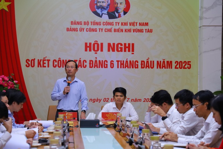 Đảng bộ PV GAS VUNG TAU hoàn thành xuất sắc công tác 6 tháng đầu năm 2025 ảnh 2