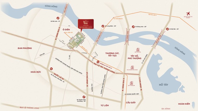 Toàn cảnh lịch sử tăng giá các dự án dọc trục “đại lộ tỷ đô” Tây Thăng Long ảnh 1