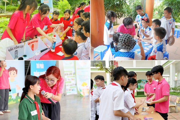 School Tour 2025 - Mầm xanh đến trường lan tỏa thông điệp sống xanh tới hơn 5.500 học sinh trên địa bàn TP. Hà Nội ảnh 4