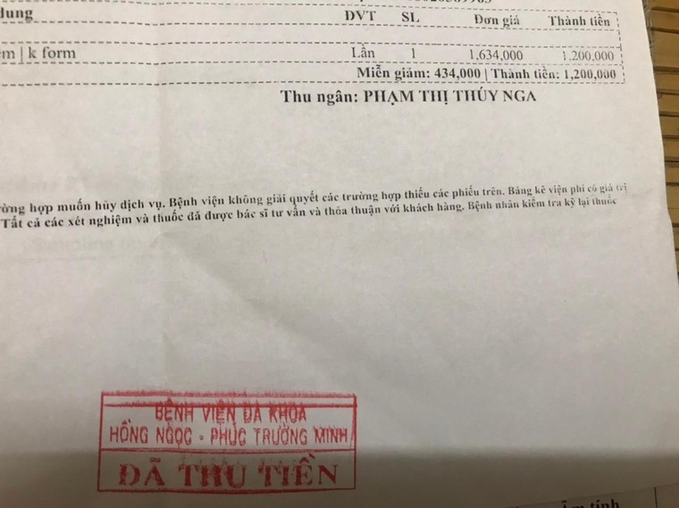 Bệnh viện Hồng Ngọc xét nghiệm Covid với giá 'trên trời' ảnh 1